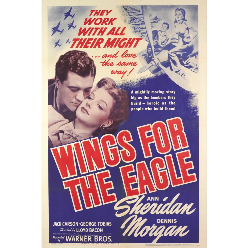 Wings for the Eagle (1942) Ann Sheridan, Dennis Morgan, Jack Carson