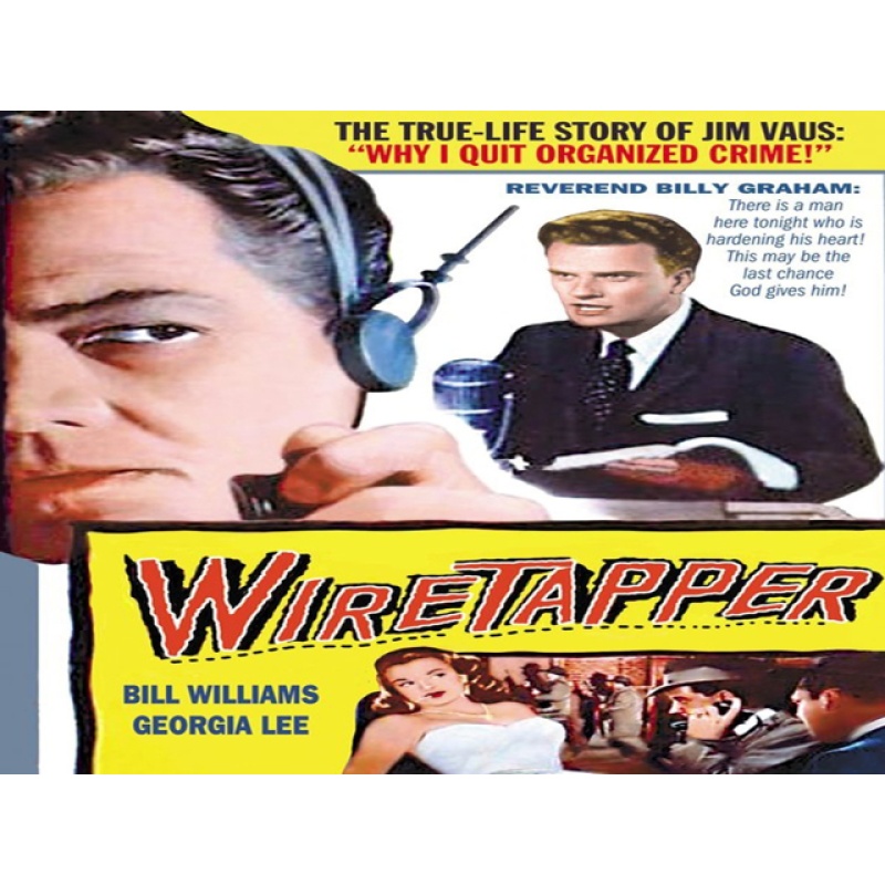 Wiretapper (1955)  Bill Williams, Georgia Lee, Douglas Kennedy