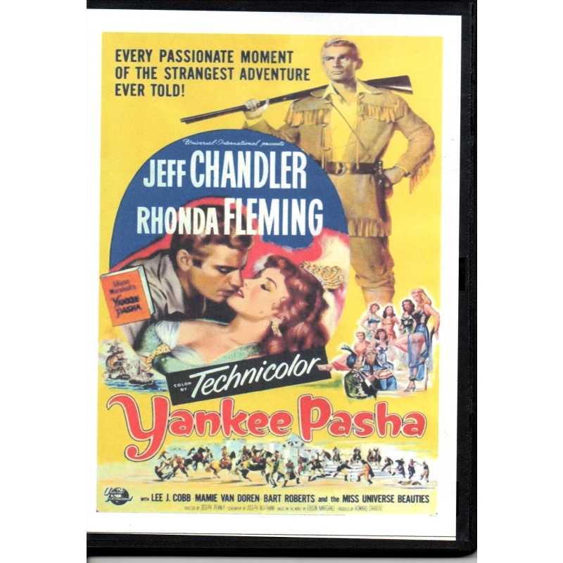 YANKEE PASHA - STARRING JEFF CHANDLER & RHONDA FLEMING ALL REGION DVD