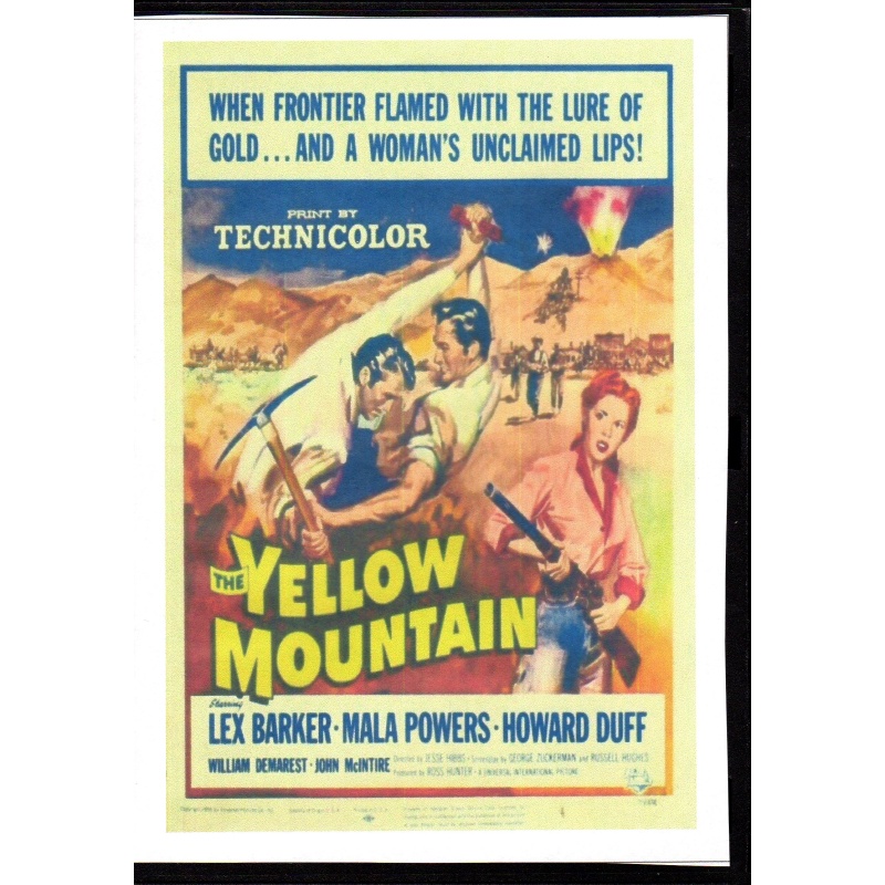 YELLOW MOUNTAIN - LEX BARKER & HOWARD DUFF ALL REGION DVD