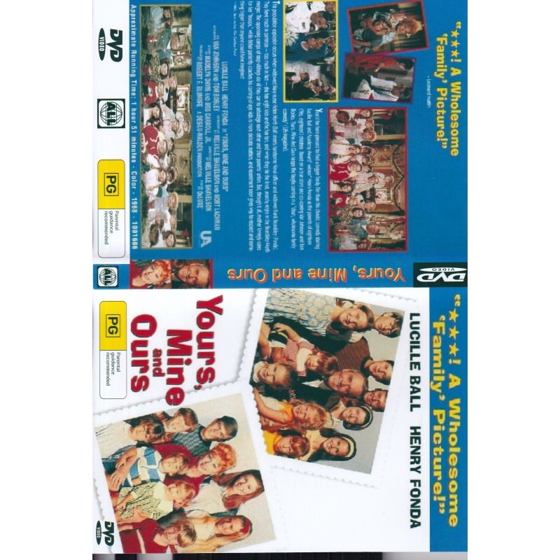 YOURS MINE AND OURS DVD