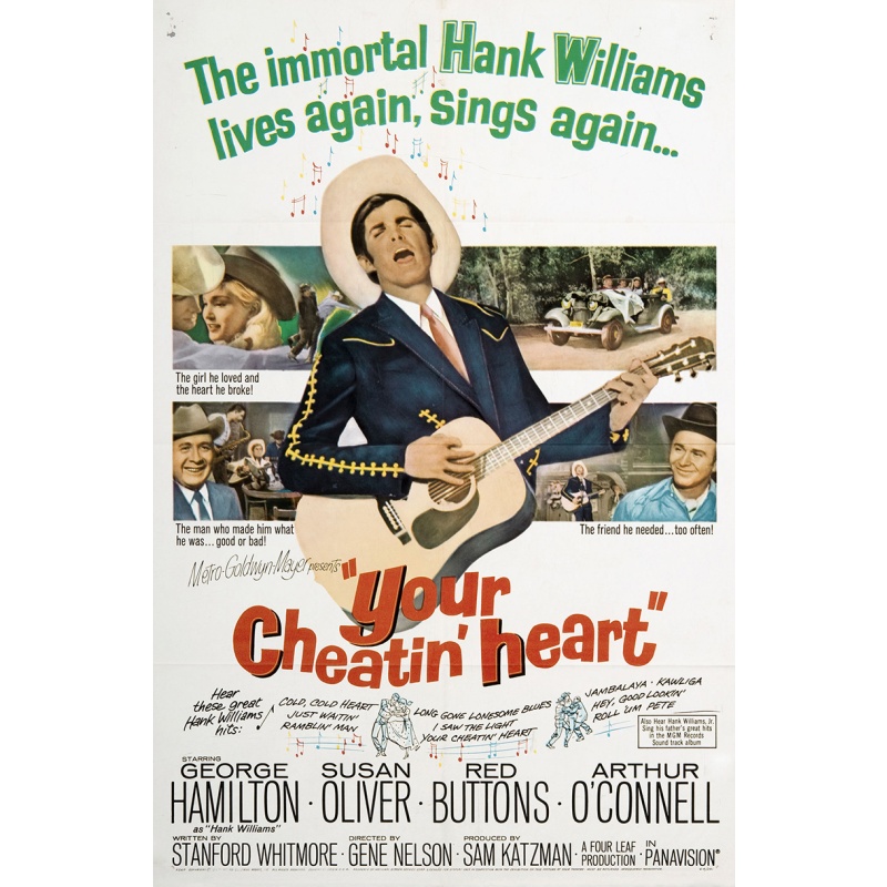 Your Cheatin Heart (1964)  George Hamilton, Susan Oliver, Red Buttons
