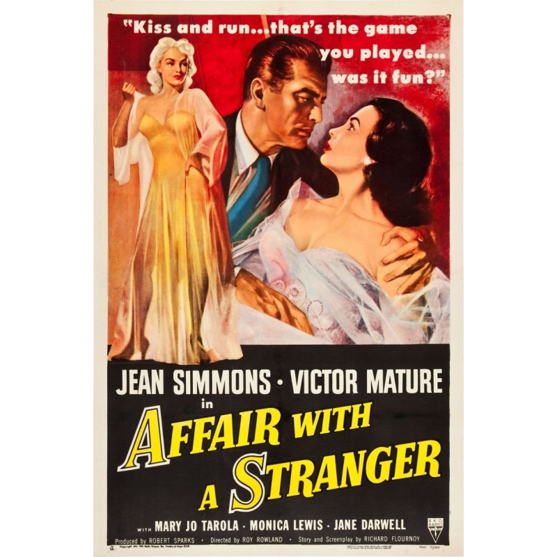 Affair With A Stranger 1953 - Jean Simmons, Victor Mature, Monica Lewis,