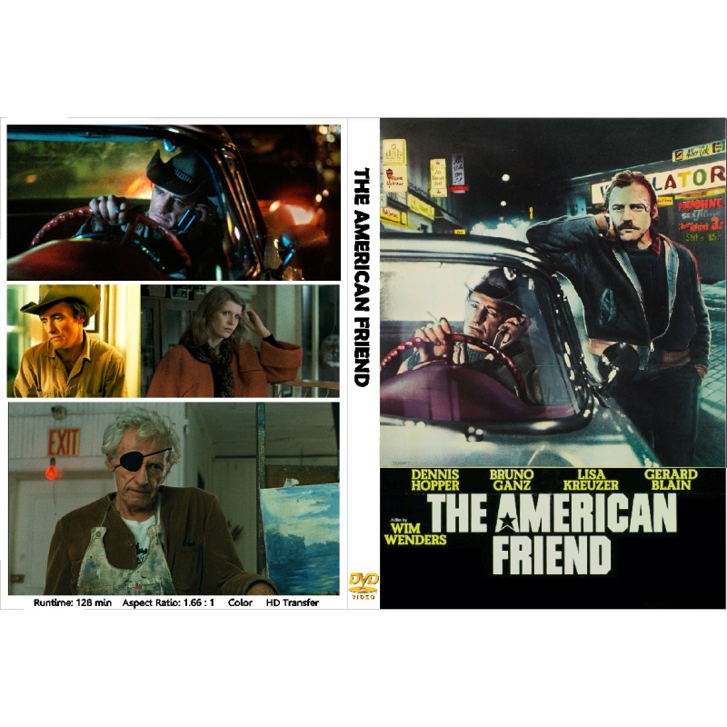 THE AMERICAN FRIEND (1977) neo-noir film by Wim Wenders, adapted from the 1974 novel Ripley's Game