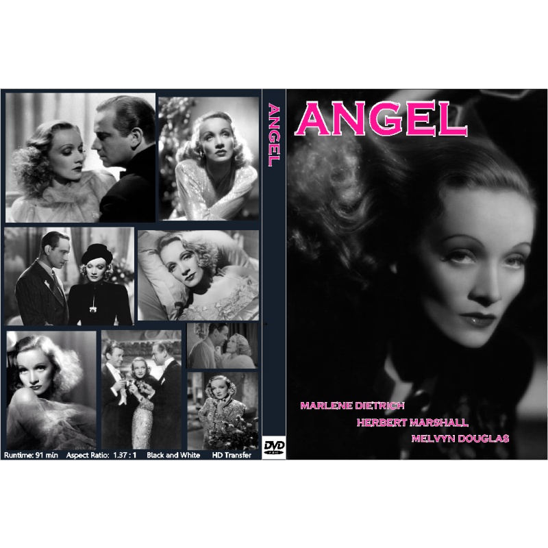 ANGEL (1937) Marlene Dietrich Herbert Marshall