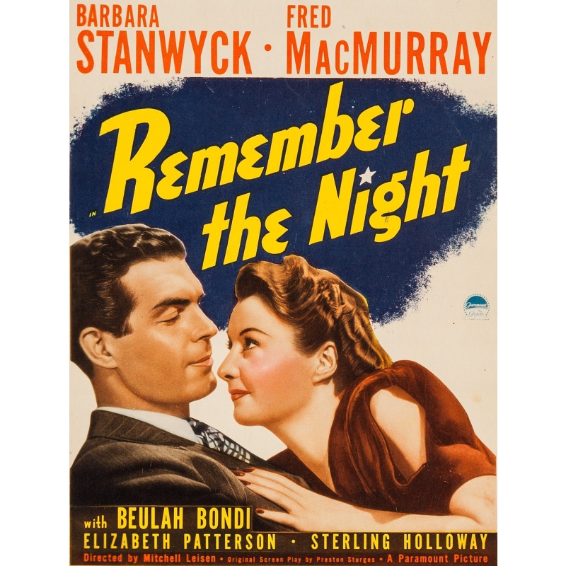 Remember the Night 1940  Barbara Stanwyck and Fred MacMurray