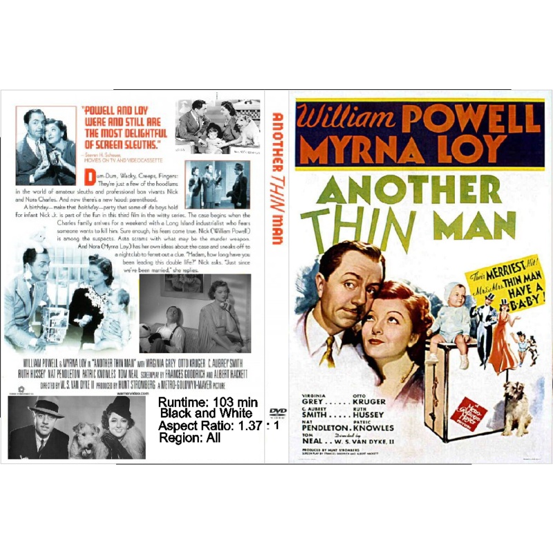 ANOTHER THIN MAN (1939) William Powell Myrna Loy