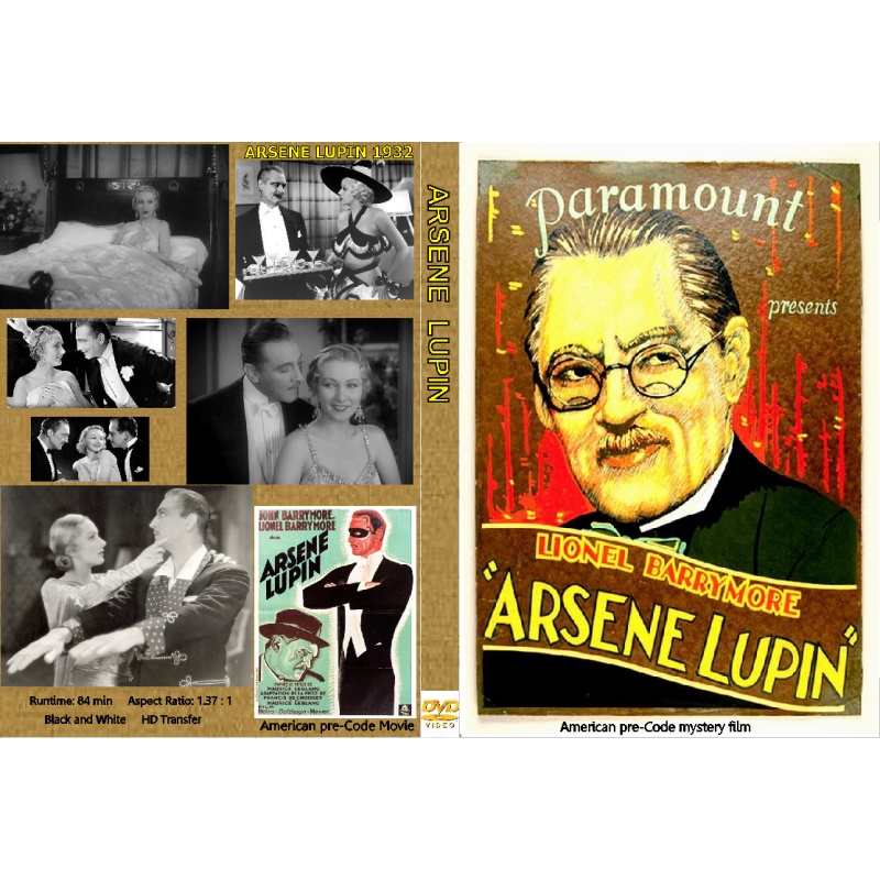 ARSENE LUPIN (1932) John Barrymore Lionel Barrymore