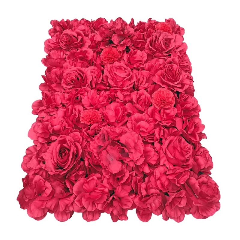Stunning Vividly Coloured Artificial Flower Wall Backdrops Online