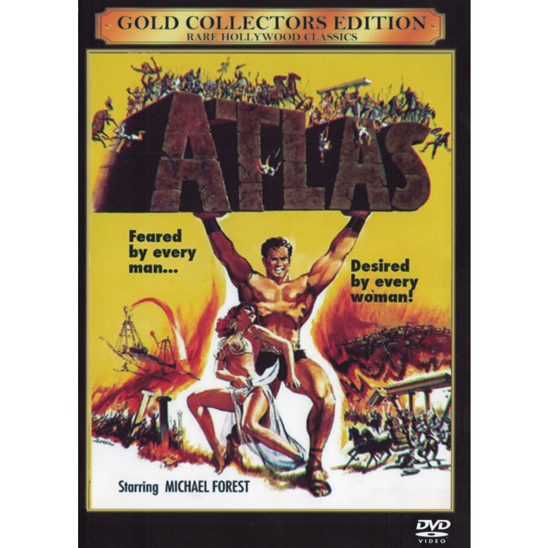 Atlas (1961) - Michael Forest - Frank Wolff - Barboura Morris - DVD (All Region)