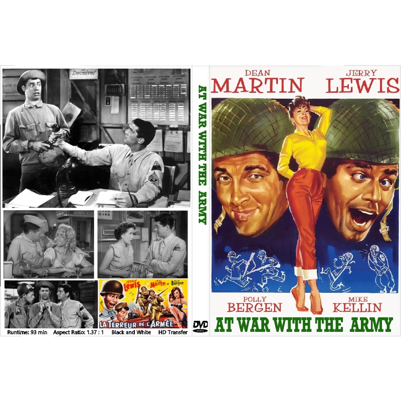 AT WAR WITH THE ARMY (1950) Dean Martin Jerry Lewis