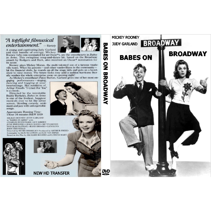 BABES ON BROADWAY (1941) Mickey Rooney Judy Garland