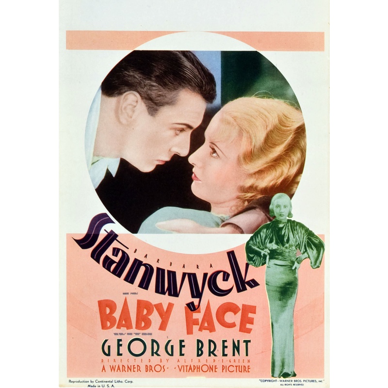 Baby Face Barbara Stanwyck, George Brent, Donald Cook