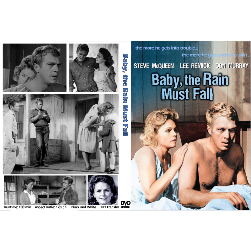 BABY, THE RAIN MUST FALL (1965) DVD Steve McQueen Lee Remick