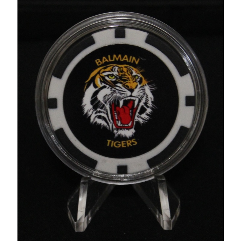 Poker Chip Card Guards Protectors - Balmain Tigers