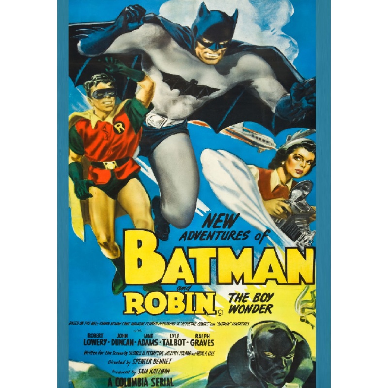 BATMAN AND ROBIN (1949) a Columbia theatre serial in 15 episodes