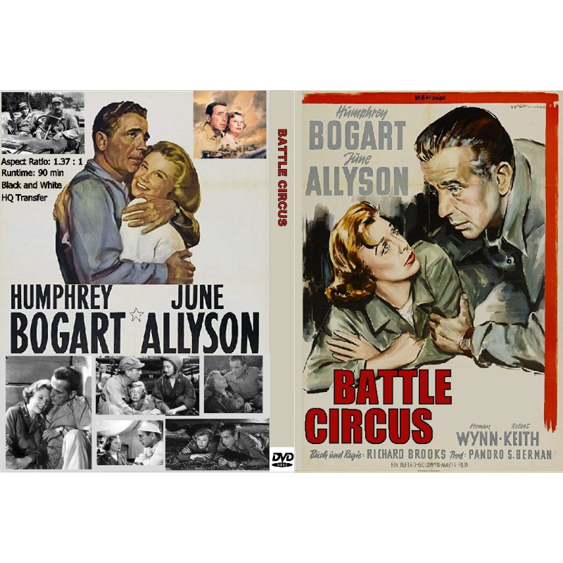 BATTLE CIRCUS (1953) Humphrey Bogart June Allyson
