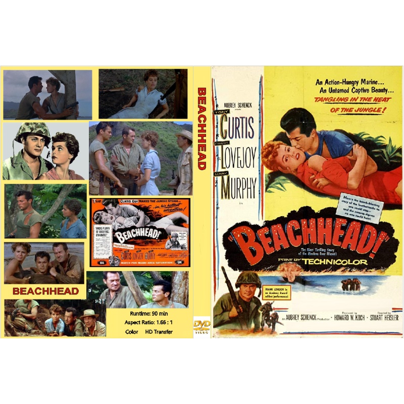 BEACHHEAD (1954) Tony Curtis