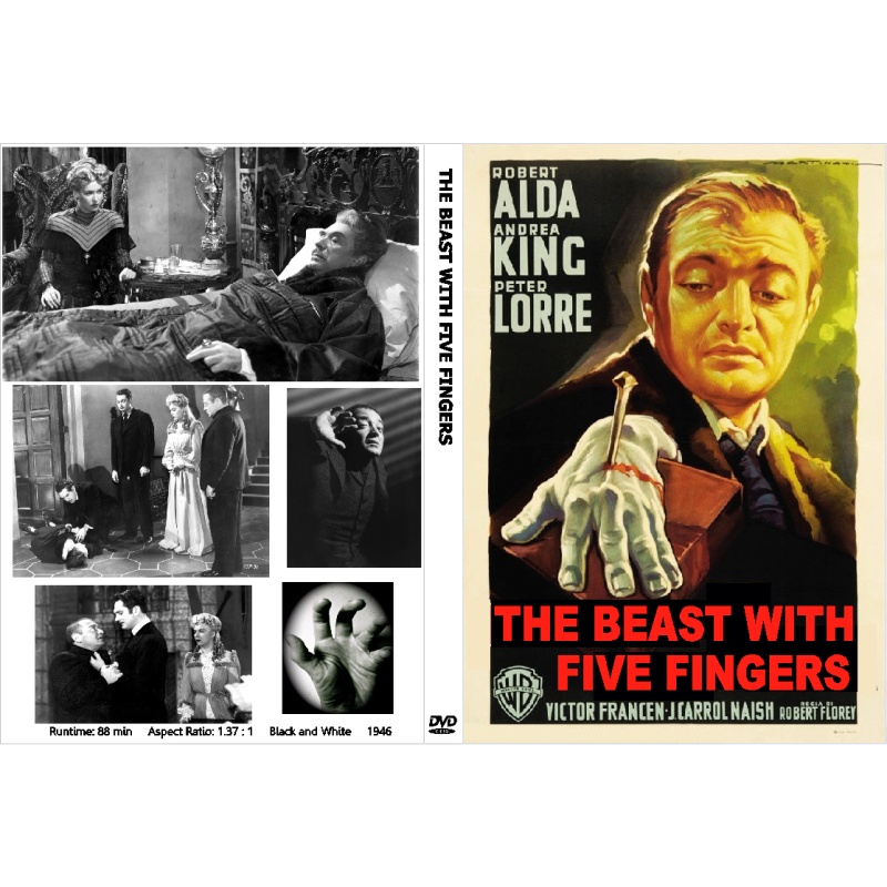 THE BEAST WITH FIVE FINGERS (1946) Peter Lorre