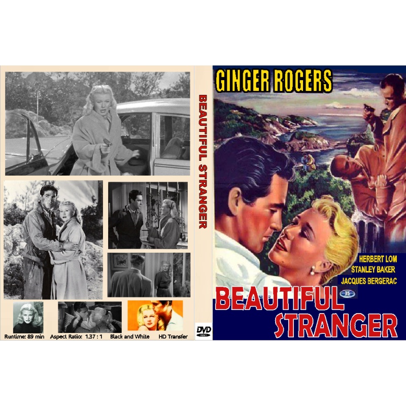 BEAUTIFUL STRANGER (1954) Ginger Rogers Stanley Baker Herbert Lom