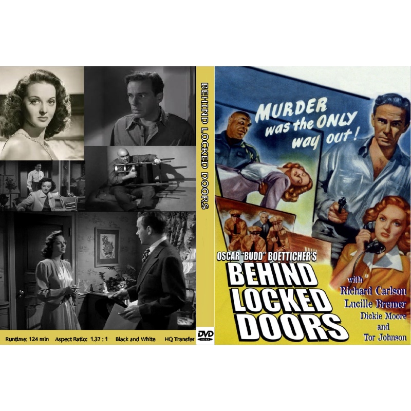 BEHIND LOCKED DOORS (1948) Richard Carlson Lucille Bremer