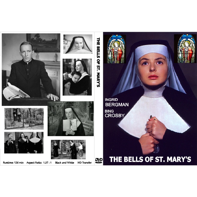 THE BELLS OF ST. MARY'S (1945) Ingrid Bergman Bing Crosby