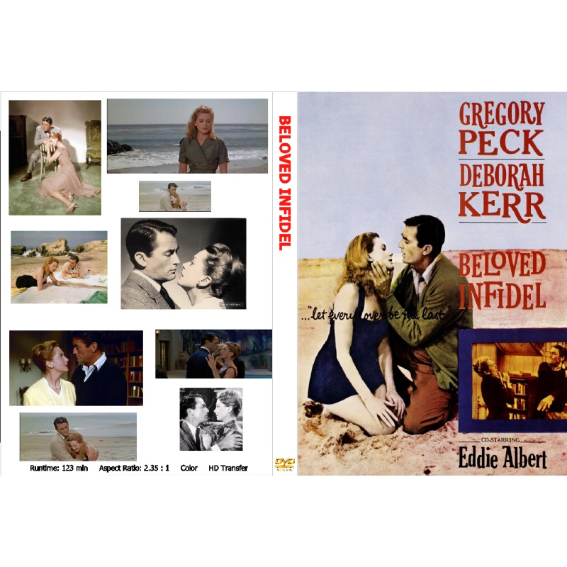 BELOVED INFIDEL (1959) Gregory Peck Deborah Kerr