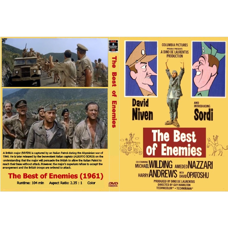 THE BEST OF ENEMIES (1961) David Niven Alberto Sordi