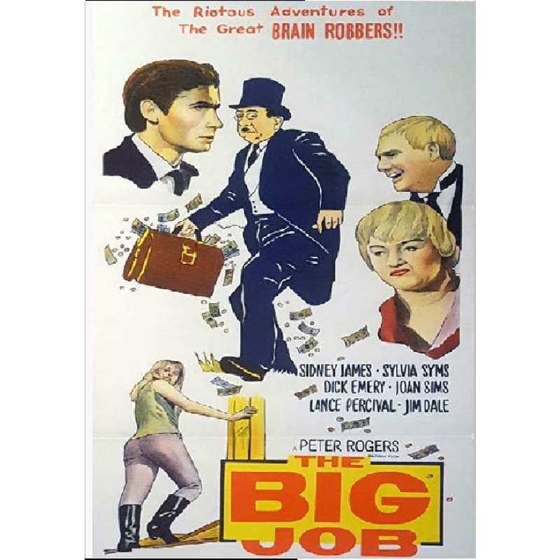 THE BIG JOB (1965) Sid James Sylvia Syms Joan Sims