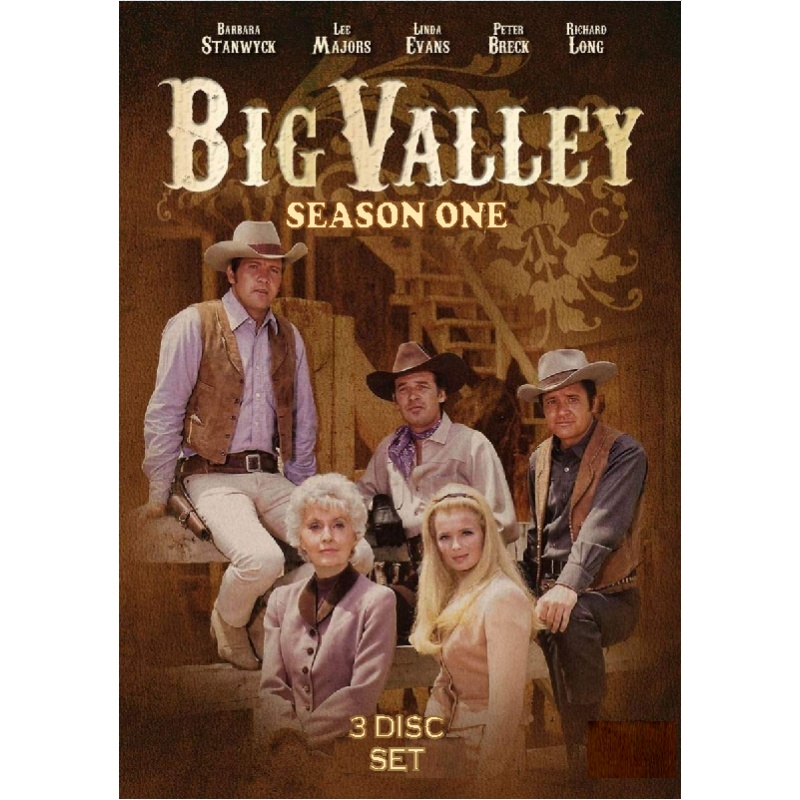 THE BIG VALLEY (Season One)  Barbara Stanwyck Linda Evans