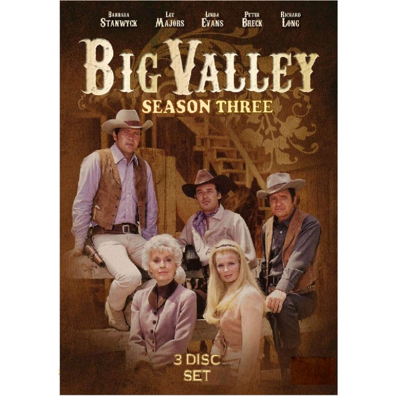 THE BIG VALLEY (Season Three)  Barbara Stanwyck Linda Evans