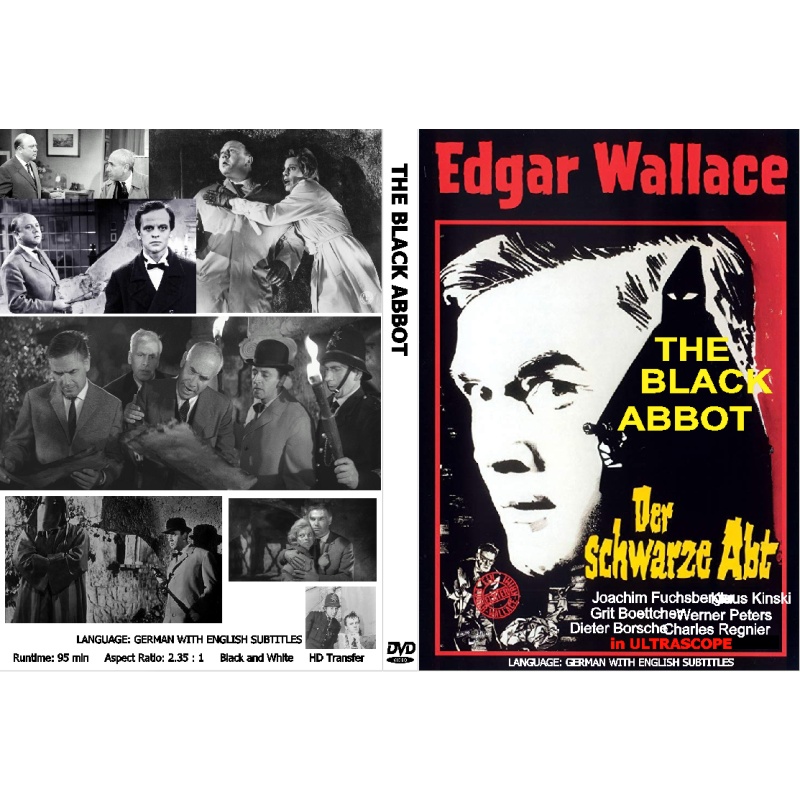 THE BLACK ABBOT (1963) an EDGAR WALLACE mystery