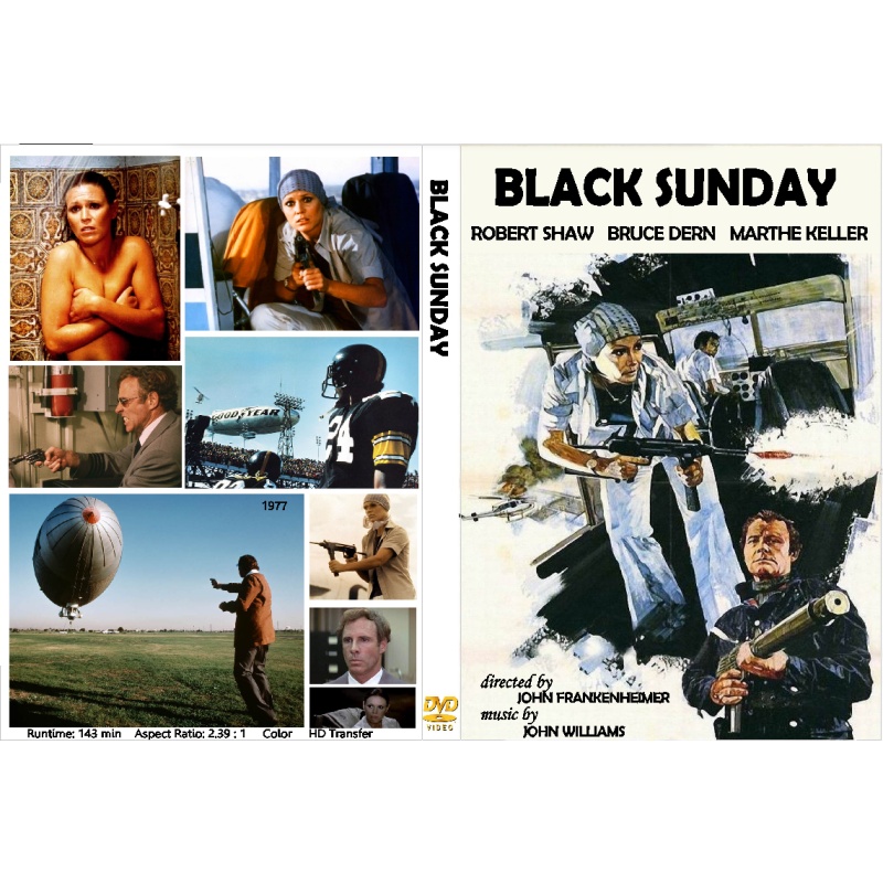 BLACK SUNDAY (1977) Robert Shaw Bruce Dern Marthe Keller