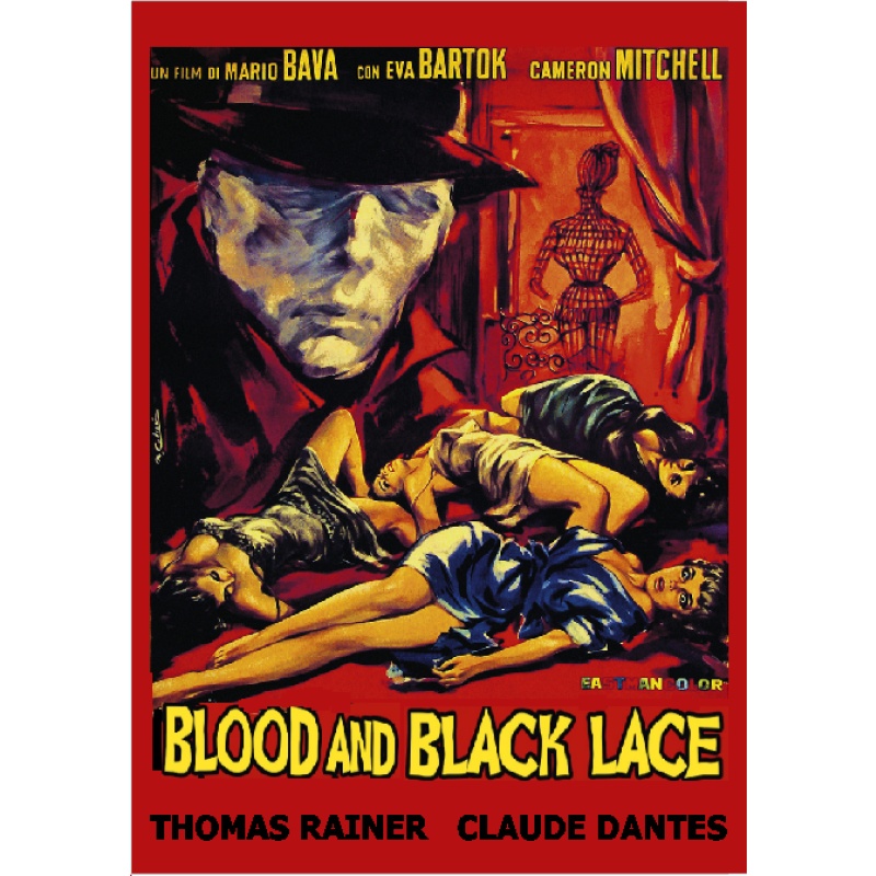 BLOOD AND BLACK LACE (1964) a Mario Bava film Cameron Michell Eva Bartok