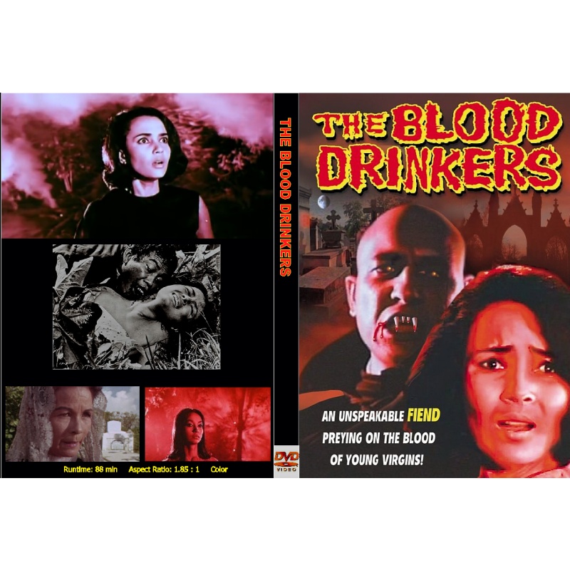 THE BLOOD DRINKERS (1964)  The first color horror picture produced in the Philippines.