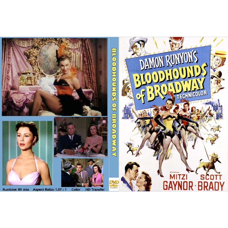 BLOODHOUNDS OF BROADWAY (1952) Mitzi Gaynor Charles Bronson