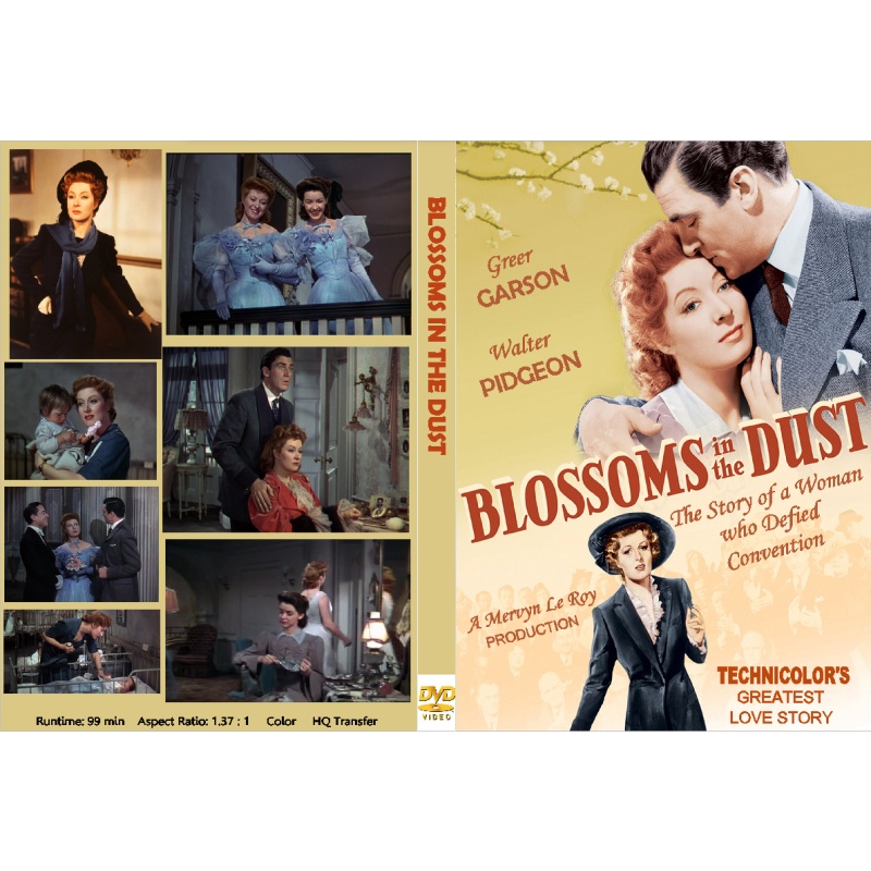 BLOSSOMS IN THE DUST (1941) Greer Garson Walter Pidgeon