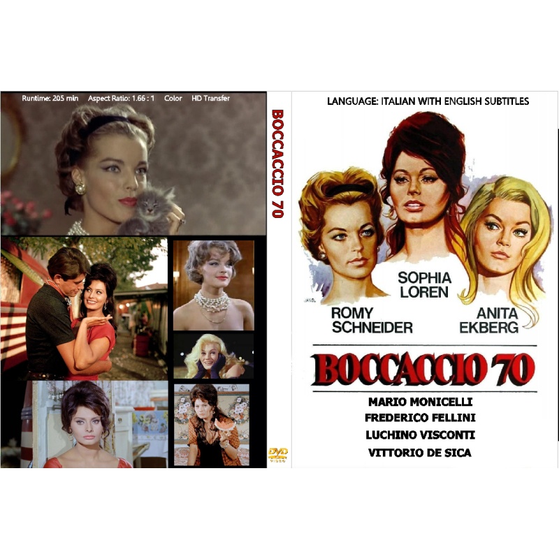 BOCCACCIO '70 (1962) Anita Ekberg Sophia Loren Romy Schneider