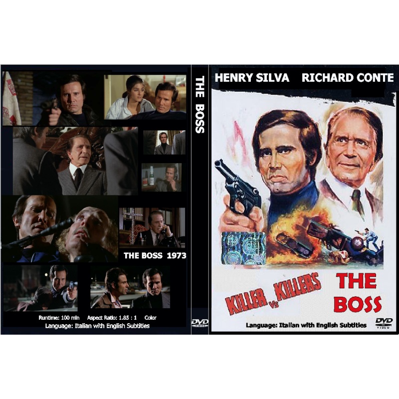 THE BOSS (1973) Henry Silva Richard Conte