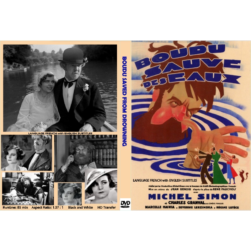 Boudu Saved From Drowning (1932 ) DVD Michel Simon