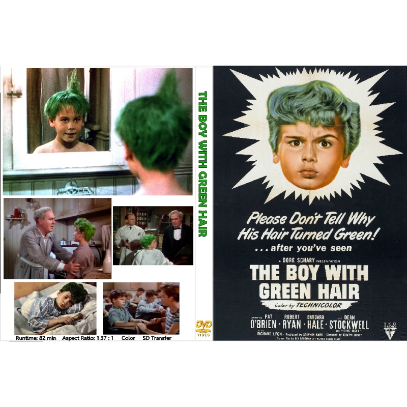 THE BOY WITH GREEN HAIR (1948) Robert Ryan Pat O'Brien Dean Stockwell