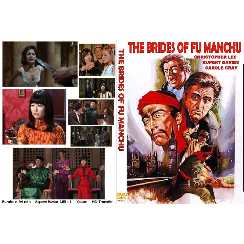 THE BRIDES OF FU MANCHU (1966) Christopher Lee