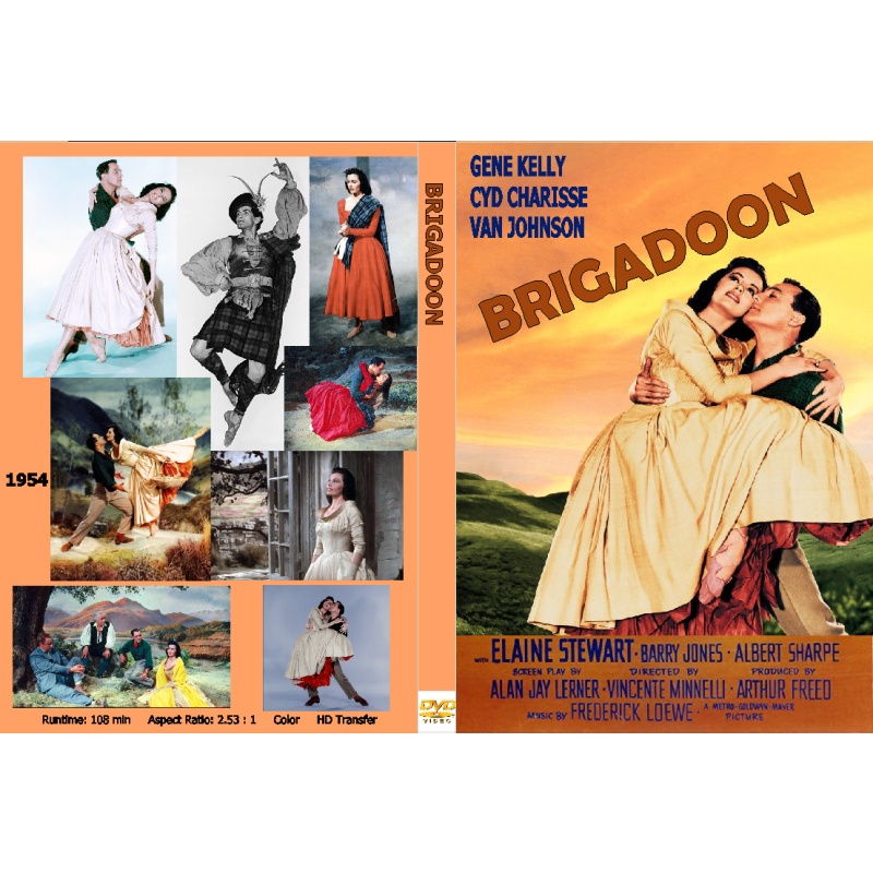 BRIGADOON (1954) Cyd Charisse Gene Kelly Van Johnson