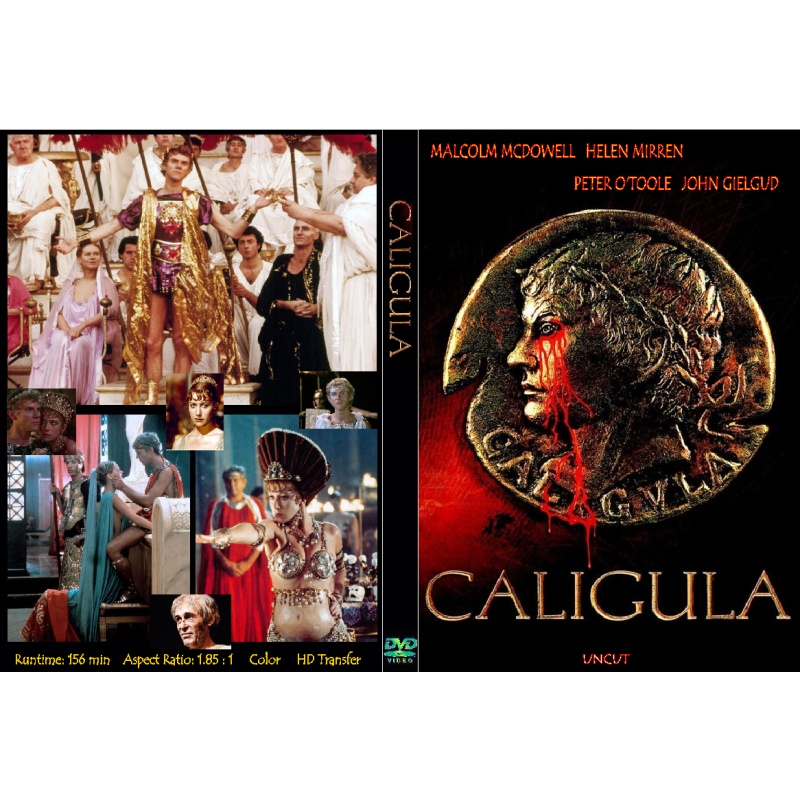 CALIGULA (1979) Helen Mirren Peter O'Toole Malcolm McDowell John Gielgud