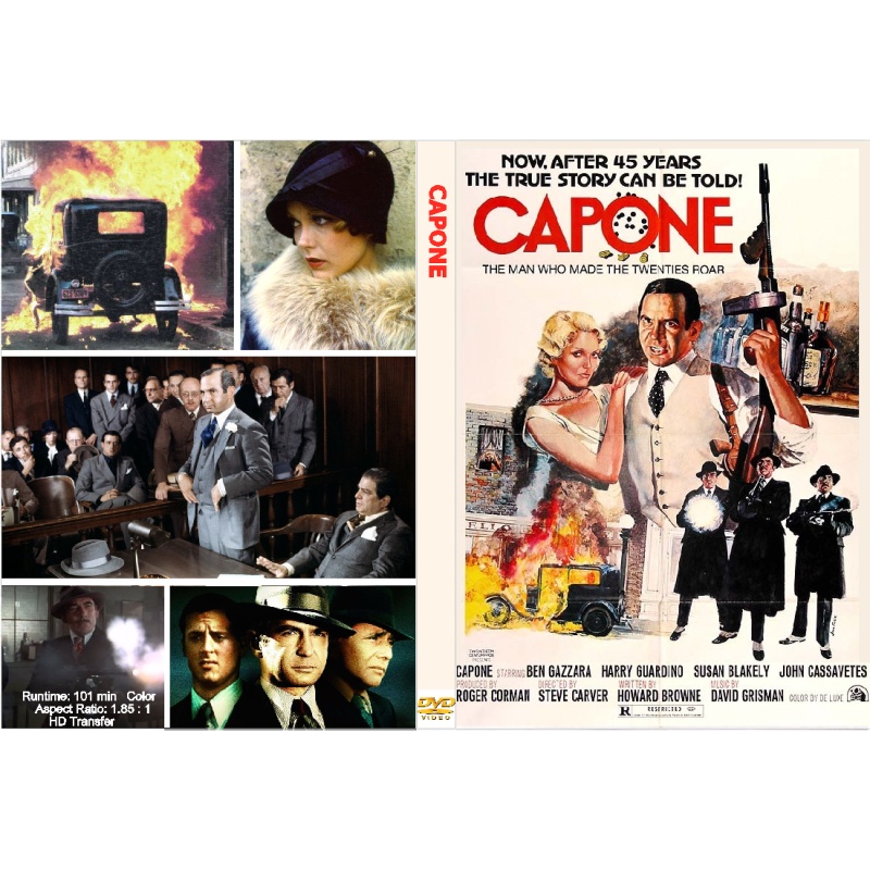 CAPONE (1965) Ben Gazzara Sylvester Stallone