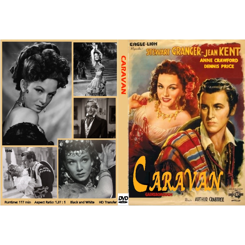 CARAVAN (1946) DVD Stewart Granger, Jean Kent, Anne Crawford