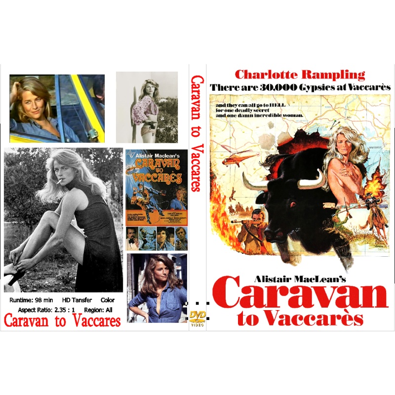 CARAVAN TO VACCARES (1974) Charlotte Rampling