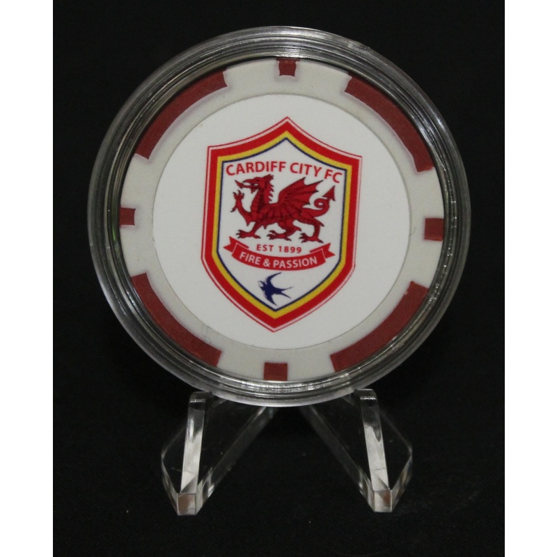 Poker Chip Card Guards Protectors - Cardiff City