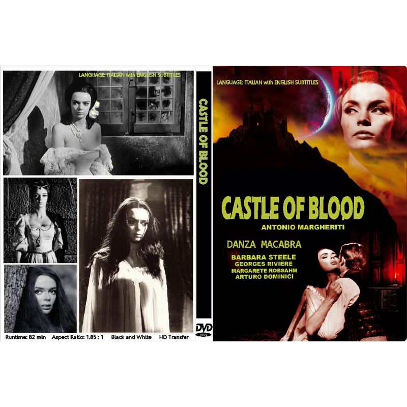 CASTLE OF BLOOD (1964) Barbara Steele