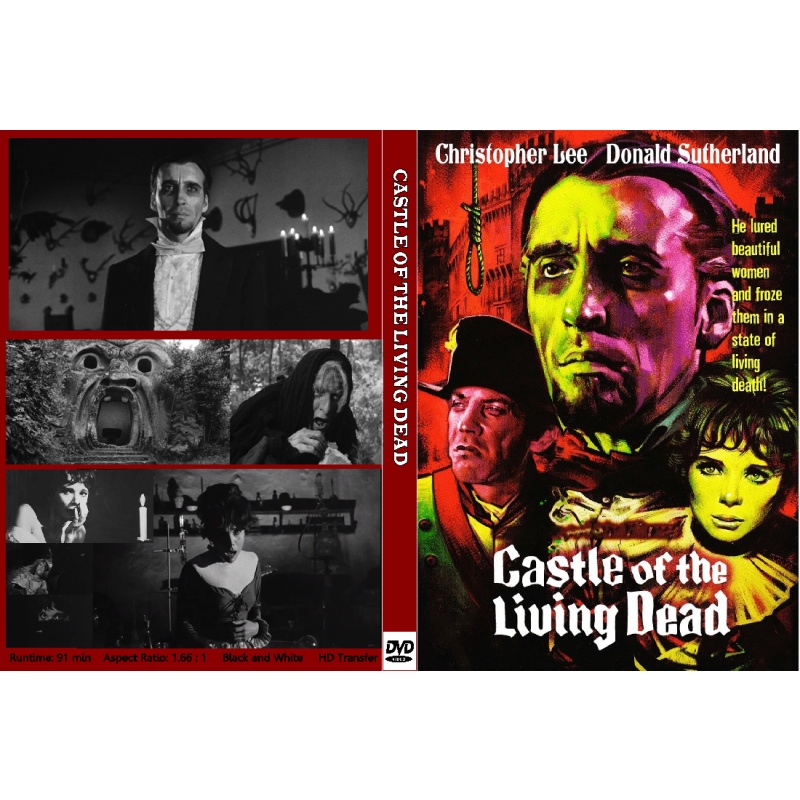 THE CASTLE OF THE LIVING DEAD (1964) Christopher Lee